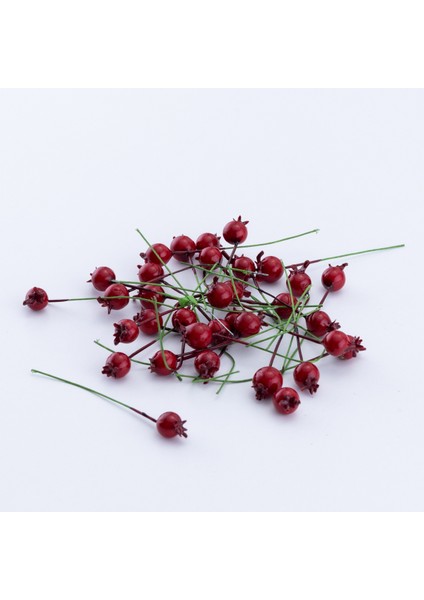 Mini Nar Telli Berry, Kırmızı 100 Adet