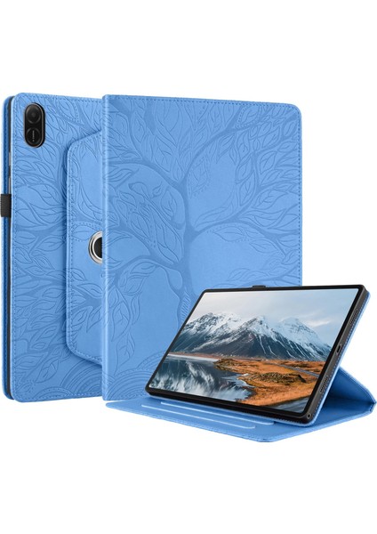 Honor Pad X8A Için Tree Life Deri Tablet Kılıfı (Yurt Dışından)