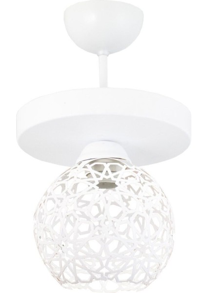 Selçuklu Motifli Retro Rustik Metal Avize, Modern Aydınlatma, 35x90 cm