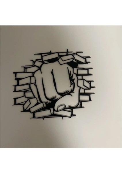 Yumruk ve Tuğlalar Wall Art