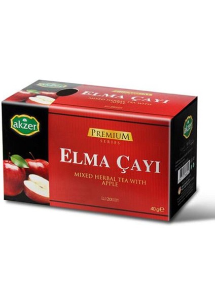 2'li Paket Elmalı Çay Premium (2X20 Süzen Poşet)