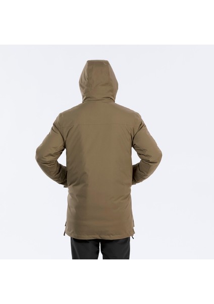 Erkek Su Geçirmez Outdoor Parka/kışlık Mont - Kahverengi - SH500 -10 °c