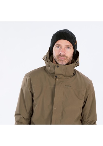 Erkek Su Geçirmez Outdoor Parka/kışlık Mont - Kahverengi - SH500 -10 °c