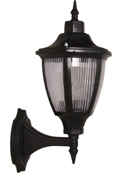 Şık Siyah Duvar Aplik, İç ve Dış Mekan, E27 Duy, Plastik Materyal modelleri