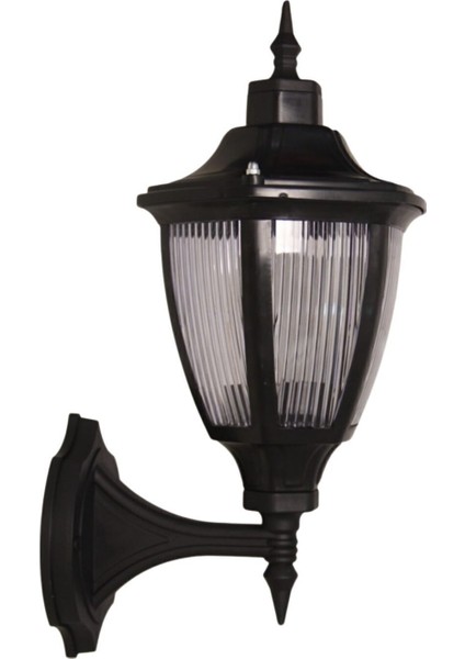 Şık Siyah Duvar Aplik, İç ve Dış Mekan, E27 Duy, Plastik Materyal fırsatları