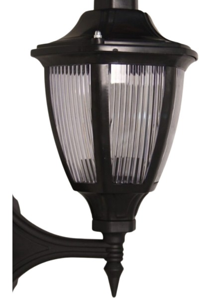 Şık Siyah Duvar Aplik, İç ve Dış Mekan, E27 Duy, Plastik Materyal indirimleri