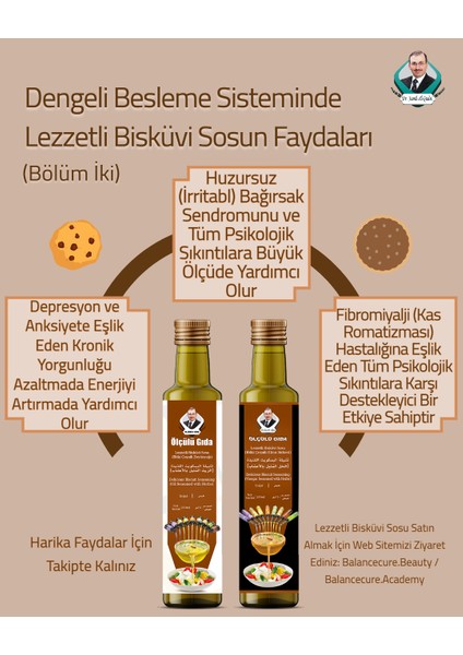 Lezzetli Bisküvi Sosu Bitki Çeşnili Elma Sirkesi 250 ml