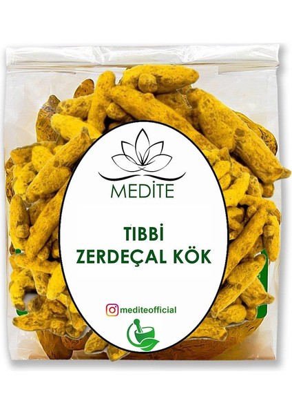 Tıbbi Zerdeçal Kök Çay Doğal Yeni Hasat 60GR