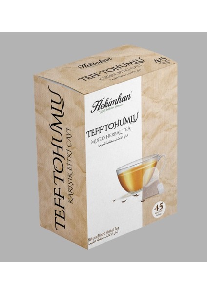 Teff Tohumlu Yeşil Çaylı Karışım 45LI