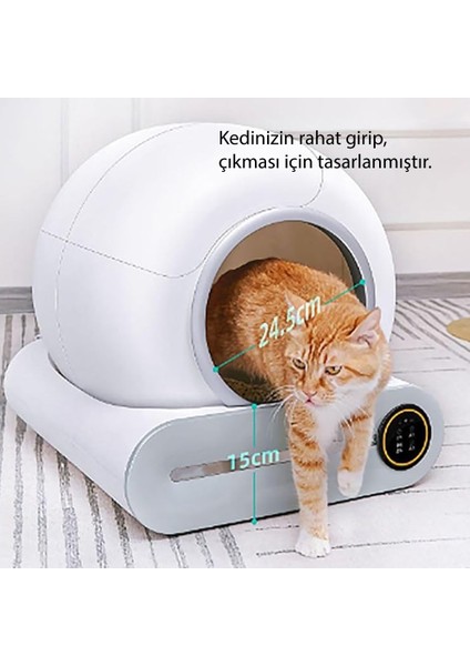 Akıllı Kedi Tuvaleti – Otomatik Kedi Tuvaleti