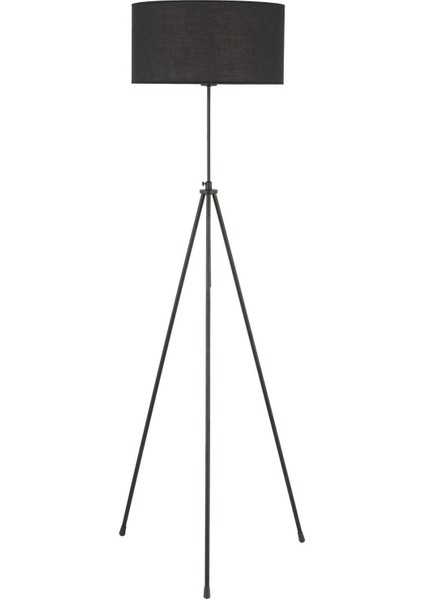 Şık Piramit Metal Lambader, Siyah, Modern Tasarım, Tripod Model, 151-200cm Yükseklik modelleri