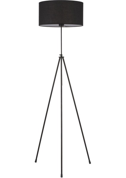 Şık Piramit Metal Lambader, Siyah, Modern Tasarım, Tripod Model, 151-200cm Yükseklik fırsatları