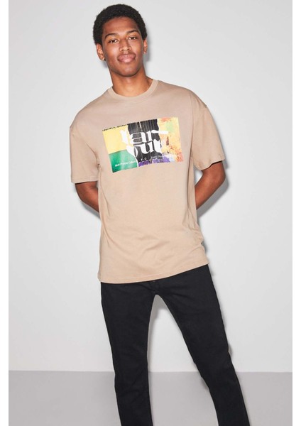 Farout Oversize Bej T-Shirt fiyatları