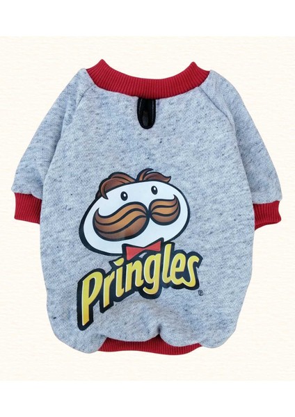 Pringles %100 Pamuk Kumaş Köpek Sweatshirt