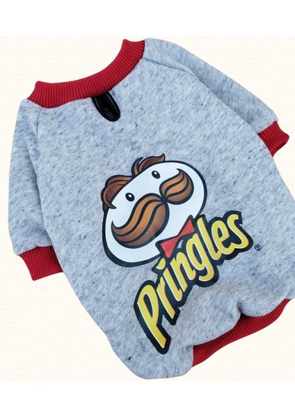 Pringles %100 Pamuk Kumaş Köpek Sweatshirt