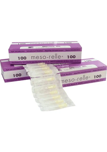 Mesorelle Mezoterapi 30G 4mm Iğne Ucu