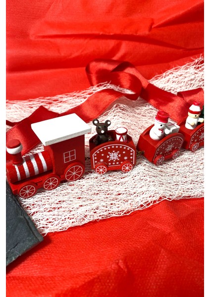 Yılbaşı Treni Ahşap Noel Treni