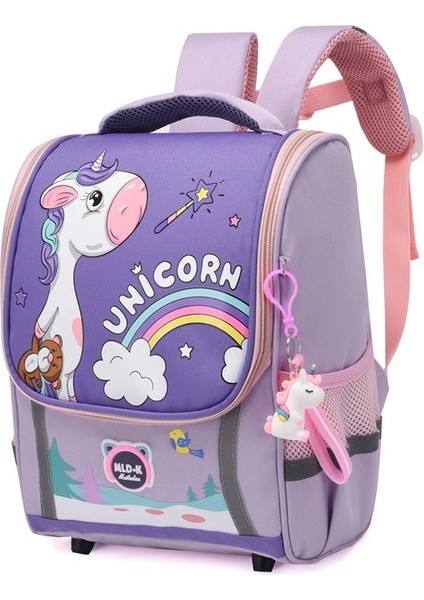 Unicorn Hafif Gökkuşağı Yeni Anaokulu Okul Çantası (Yurt Dışından)