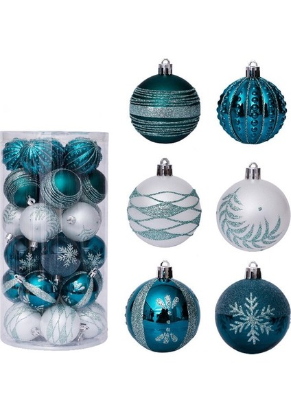 Noel Top Seti 6CM/30PCS Yılbaşı Ağacı Kolye (Yurt Dışından)