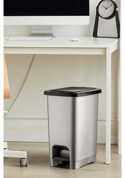15LT Tidy Slim Pedallı Çöp Kovası Antrasit