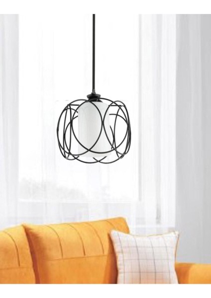 Siyah Tekli Salon Avize modelleri