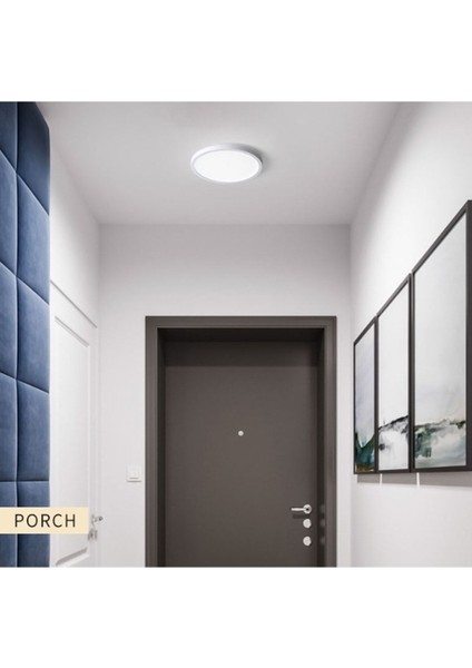 Modern LED Avize Tavana Sıfır Ledli Avize Plafonyer LED Avize Panel 6500K Buz Beyazı 18WATT