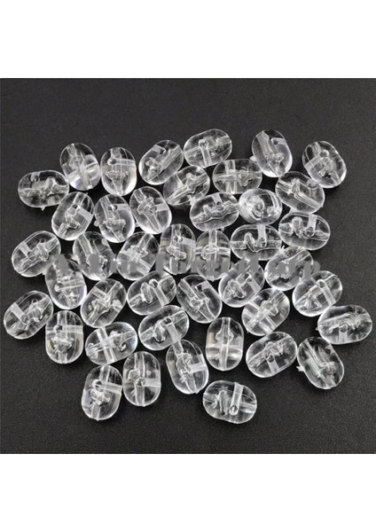 Dört Yönlü Şeffaf Boncuk 5x8 mm 20LI Paket