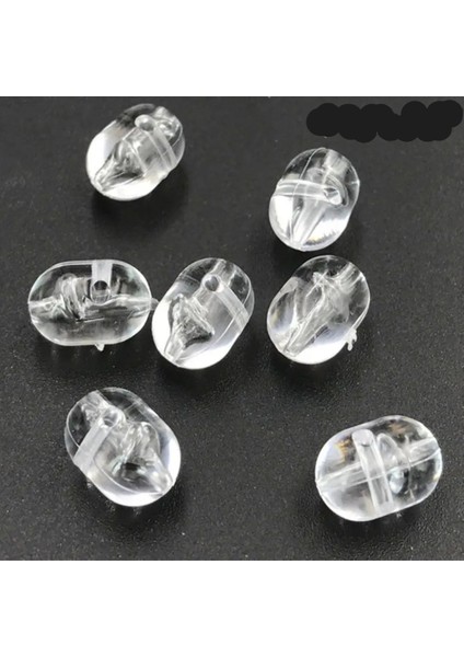 Dört Yönlü Şeffaf Boncuk 5x8 mm 20LI Paket