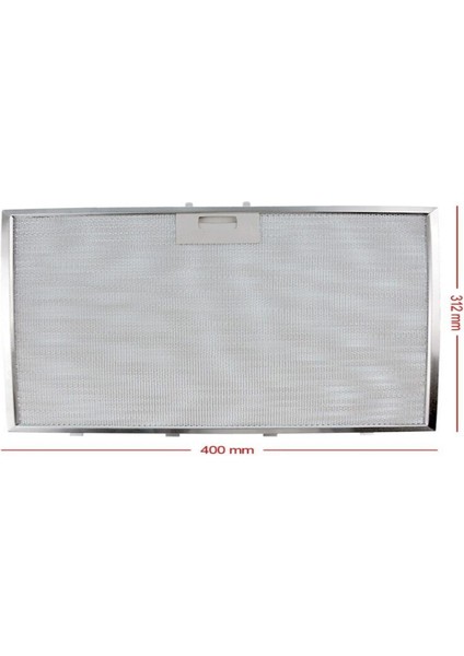 40,0×31.2 cm Aspiratör Davlumbaz Filtresi 400×312 mm Davlumbaz Yağ Filtresi Gres Filtresi E13