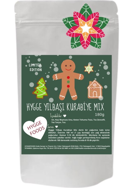 Evde Süper Yılbaşı - Sıcak Şarap Seti & Zencefilli Gingerbread Ince Kurabiye Mix - Beyaz Şeker Içermez - Limited Edition