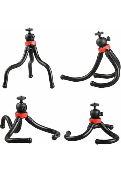 Flexible Esnek Ahtapod Tripod Cep Telefonu Kamera Tutucu Tripod
