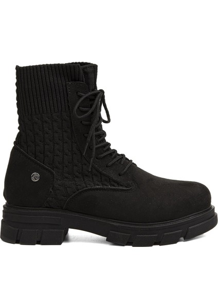 Pierre Cardin® | PC-52082-3076 Siyah Suet - Kadın Bot
