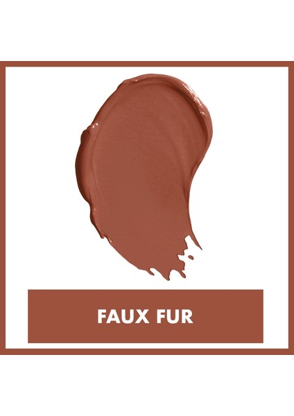 Smooth Whip Kremsi Likit Mat Ruj - Faux Fur