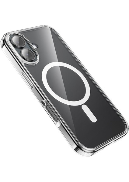 Apple iPhone 16 Uyumlu Anti Fall Airbag Magsafe Kapak