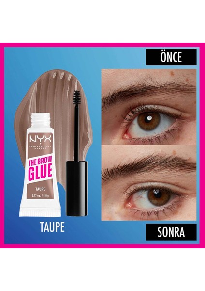 The Brow Glue Instant Brow Styler Kaş Sabitleyici Maskara - Taupe