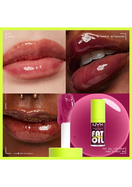 Nyx Professional Makeup Fat Oil Lip Drip Parlatıcı Dudak Yağı - Thats Chic