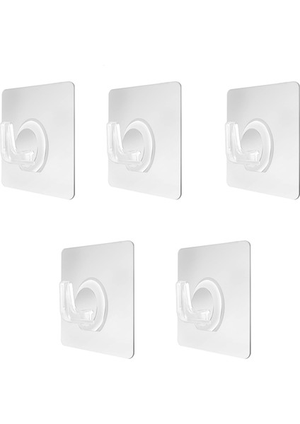 Kendinden Yapışkanlı Banyo Mutfak Eşya Havlu Vb Ürün Askılığı- AL4835 5 Adet