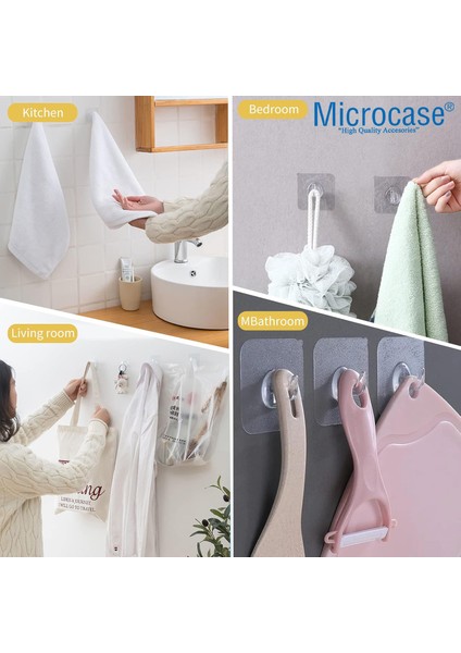 Kendinden Yapışkanlı Banyo Mutfak Eşya Havlu Vb Ürün Askılığı- AL4835 5 Adet