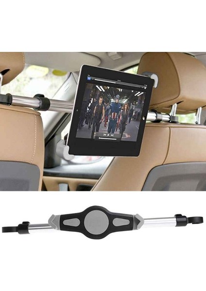 Universal Araç Arka Koltuk Metal Tablet Telefon Tutucu