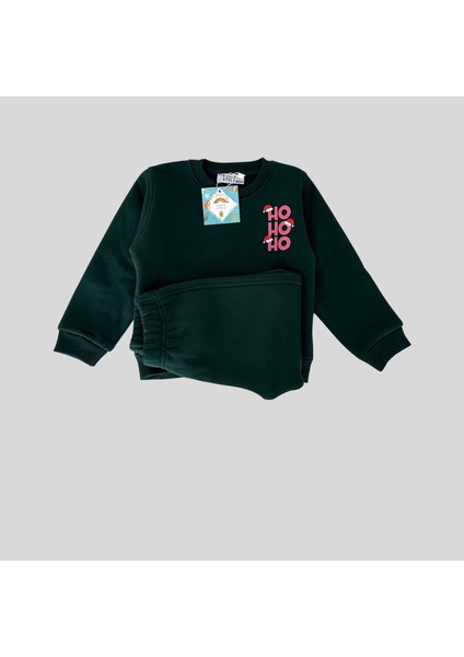 3 Iplik Şardonlu Unisex Baskılı Yeşil Bebek Eşofman Takımı fiyatları