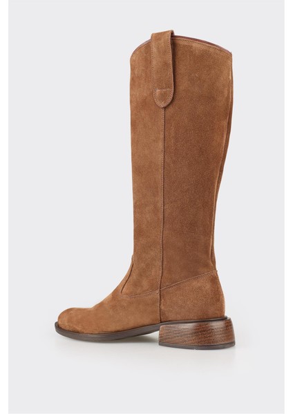 Taba Deri Kadın Çizme modelleri