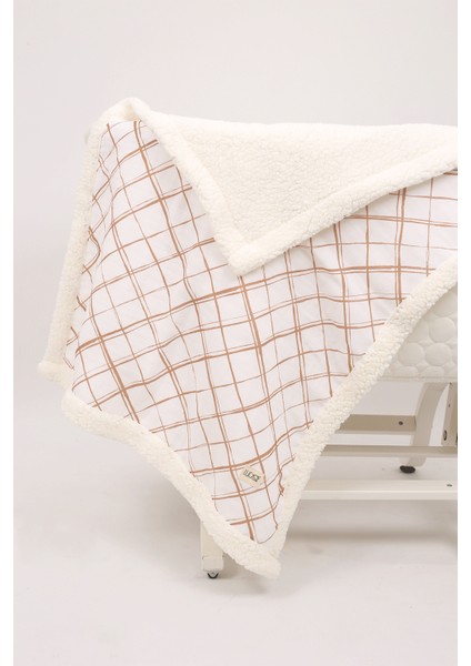 Puffy Bebek Battaniyesi 70x100 cm Koyun Tüylü Müslin Battaniye - ZTPUF00
