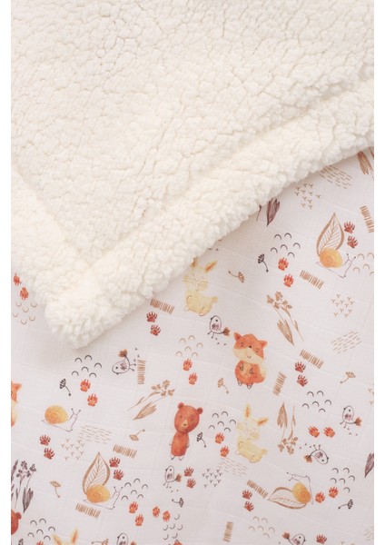 Puffy Bebek Battaniyesi 70x100 cm Koyun Tüylü Müslin Battaniye - ZTPUF00 fiyatları