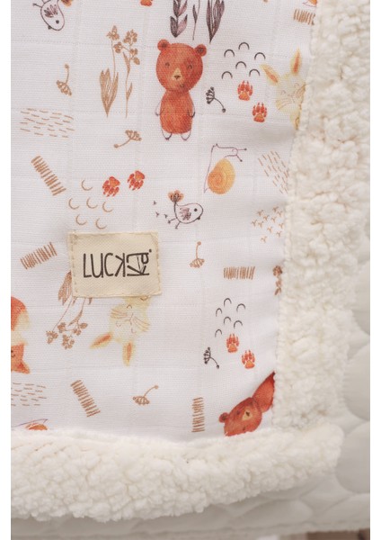 Puffy Bebek Battaniyesi 70x100 cm Koyun Tüylü Müslin Battaniye - ZTPUF00 modelleri