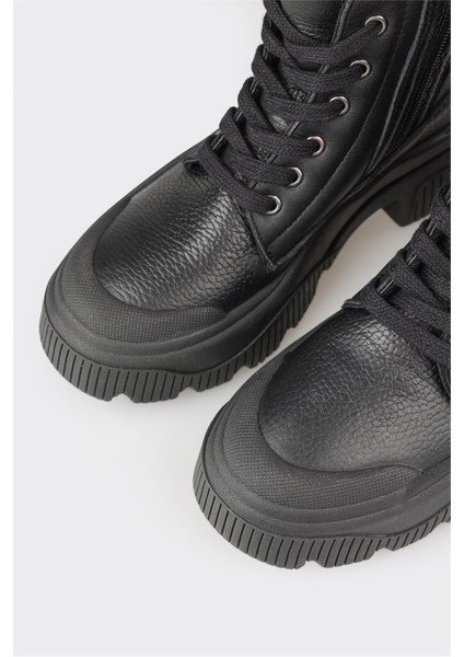 Siyah Deri Kadın Spor Bot fırsatları