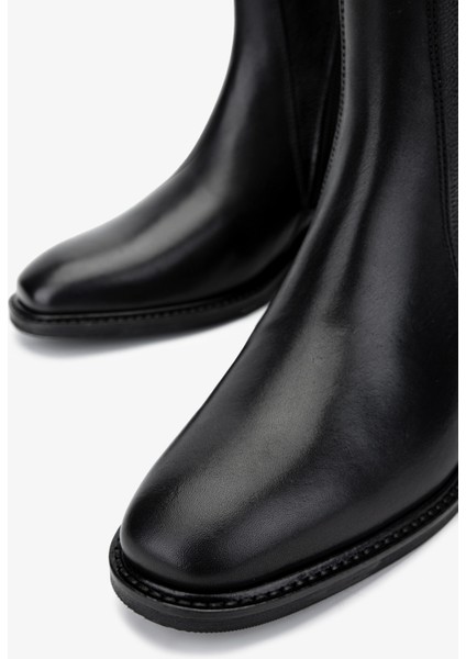 Kadın Siyah Deri Casual Bot 1072 Z-9650 Bn Bot SK24-25 Sıyah Dr modelleri