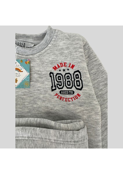 3 Iplik Şardonlu Bebek Eşofman Takımı modelleri