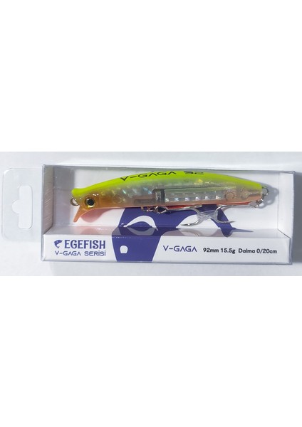 Egefish V-Gaga Serisi - 92MM 15.5 gr Dalma 0/20 cm