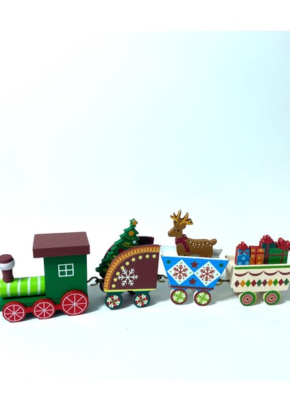 Yılbaşı Treni Ahşap Noel Treni fiyatları