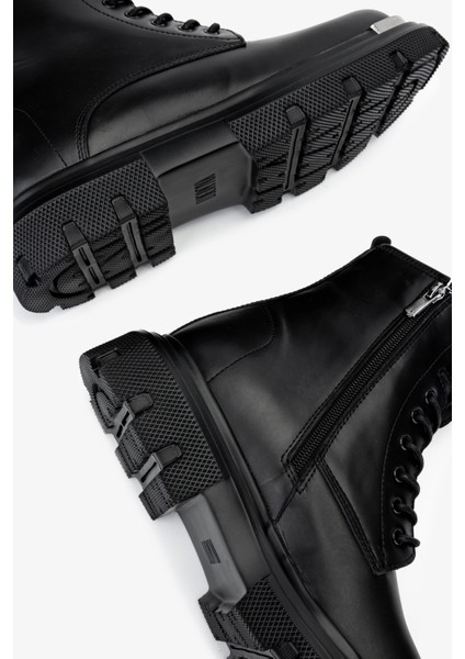 Erkek Deri Siyah Analin Postal Bot 381 20242 Erk Bot SK24-25 Sıyah Anl indirimleri